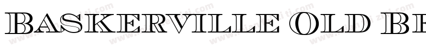 Baskerville Old Becker Discaps字体转换
